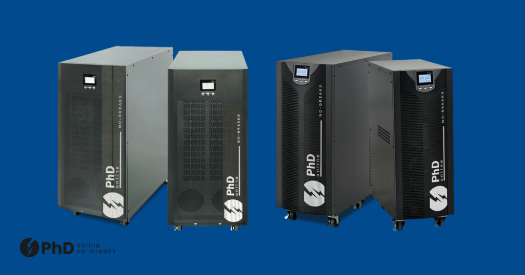 no-breaks PhD Online Senoidal Tri-Monofásico e Senoidal Monofásico 2-20 kVA